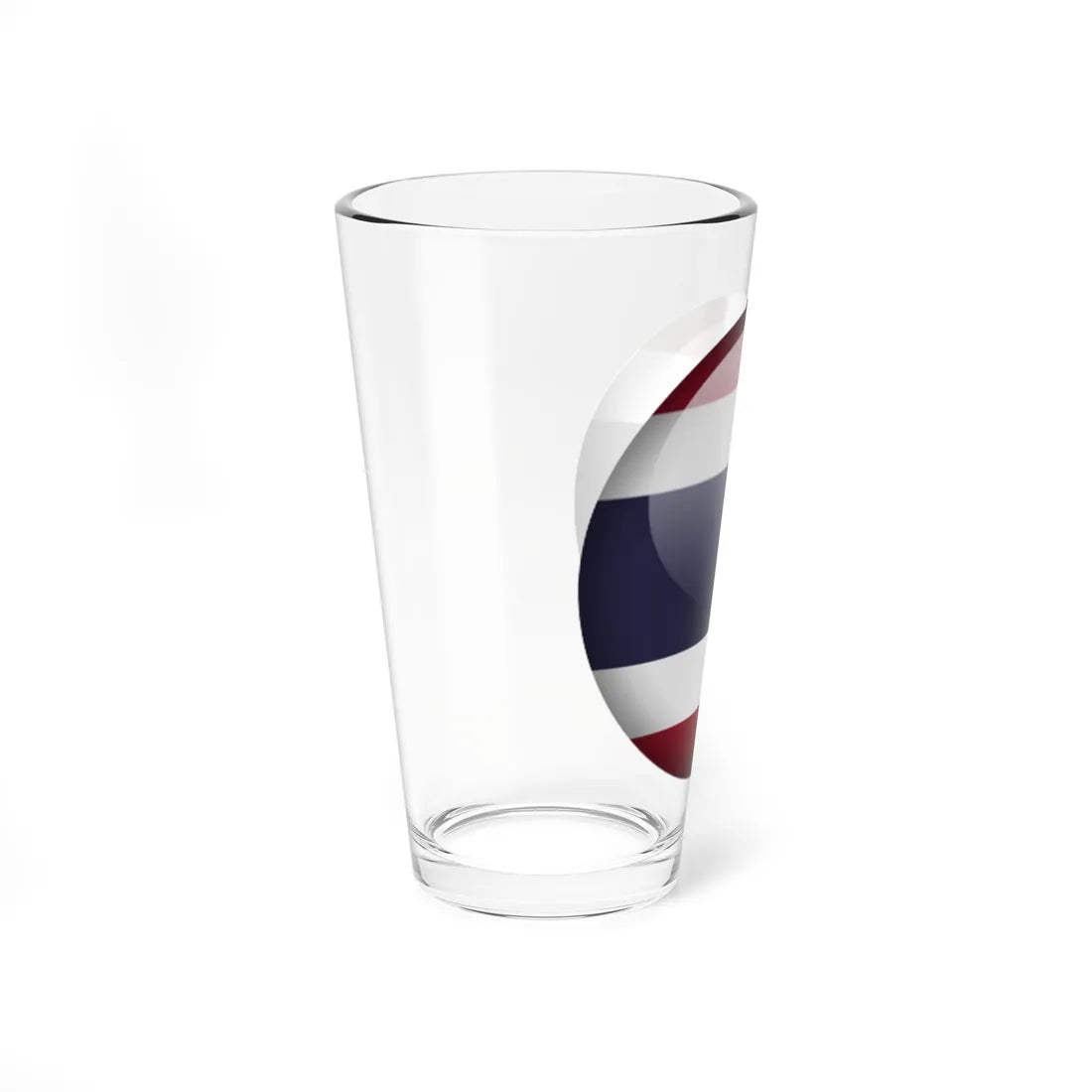 Flag orb Thailand (Thailand) Pint Glass 16oz - Go Mug Yourself