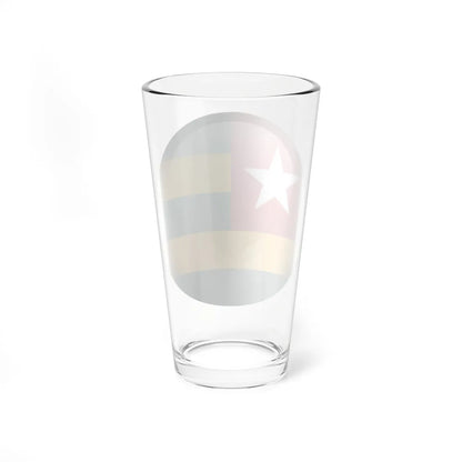 Flag orb Togo (Togo) Pint Glass 16oz - Go Mug Yourself