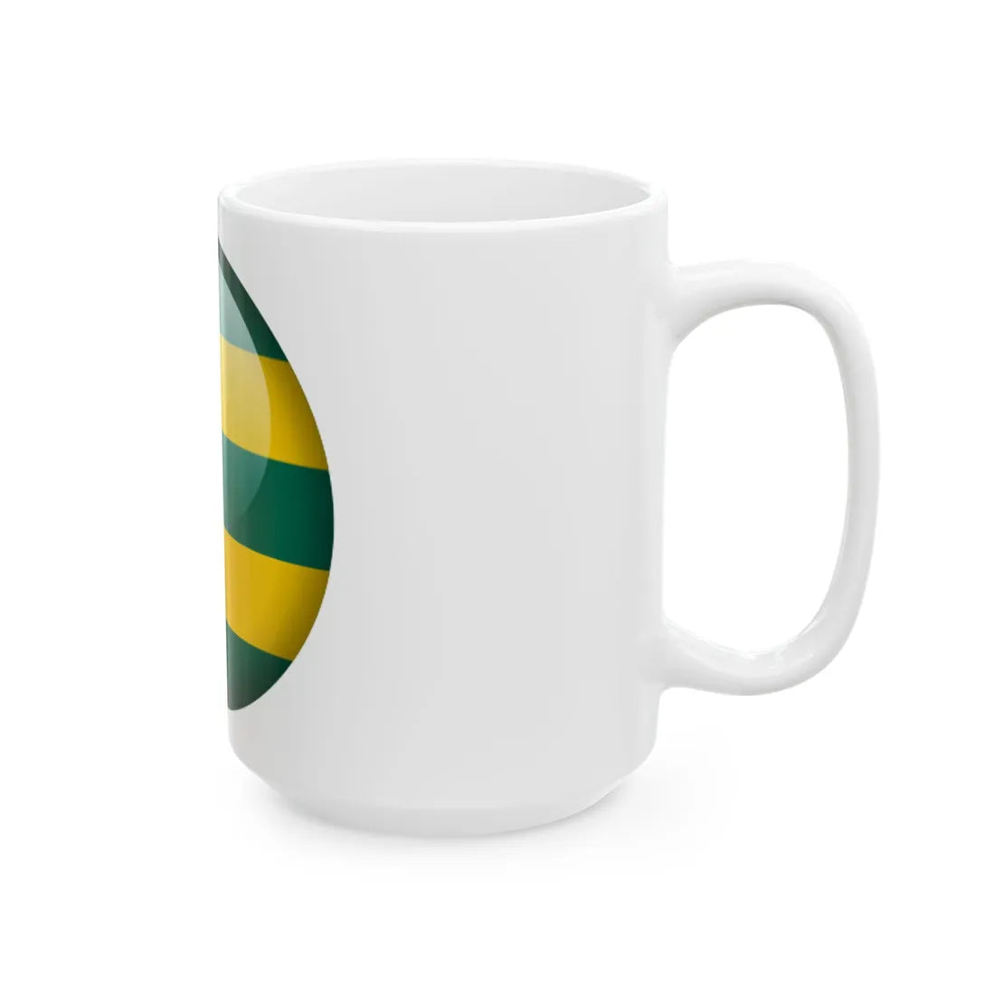 Flag orb Togo (Togo) White Coffee Mug - Go Mug Yourself