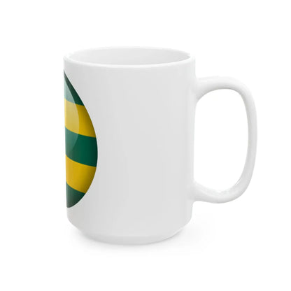 Flag orb Togo (Togo) White Coffee Mug - Go Mug Yourself