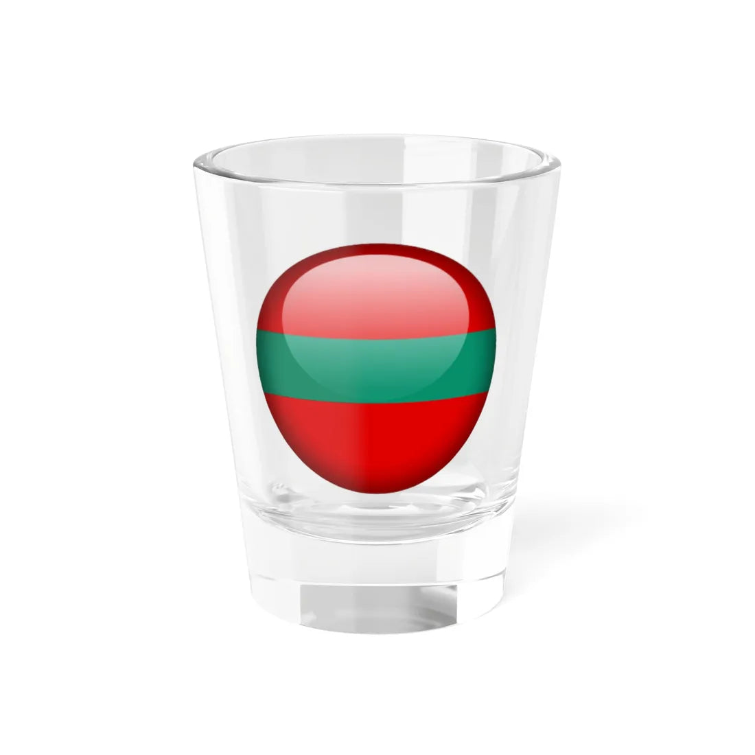 Flag orb Transnistria Shot Glass 1.5oz 1.5oz - Go Mug Yourself