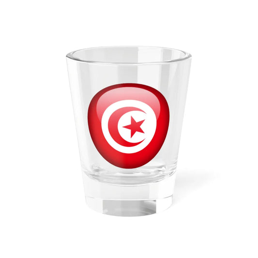 Flag orb Tunisia (Tunisia) Shot Glass 1.5oz 1.5oz - Go Mug Yourself
