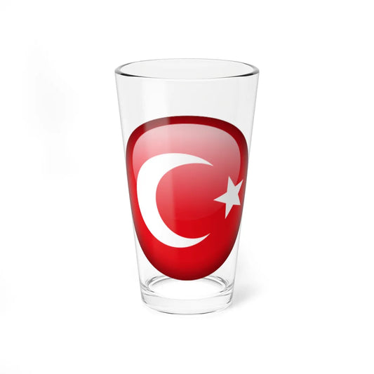 Flag orb Turkey (Turkey) Pint Glass 16oz 16oz - Go Mug Yourself