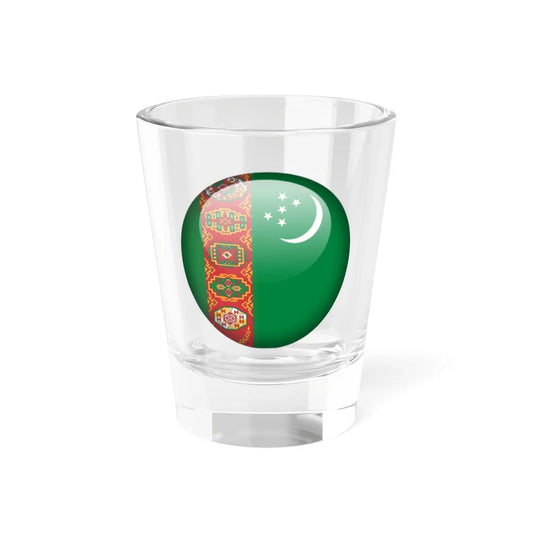 Flag orb Turkmenistan (Turkmenistan) Shot Glass 1.5oz 1.5oz - Go Mug Yourself