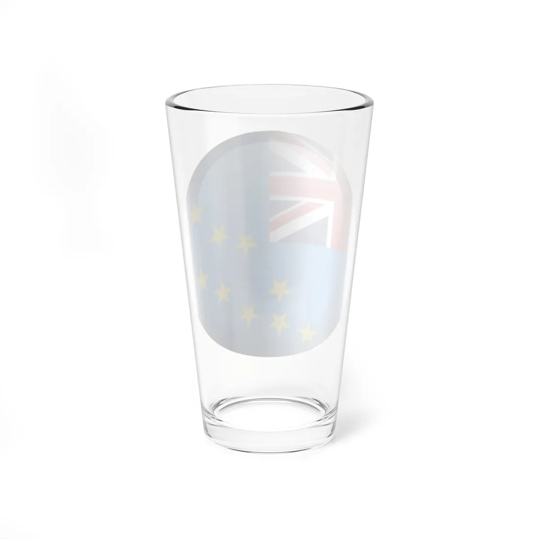 Flag orb Tuvalu (Tuvalu) Pint Glass 16oz - Go Mug Yourself
