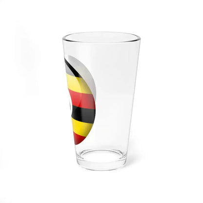 Flag orb Uganda (Uganda) Pint Glass 16oz - Go Mug Yourself