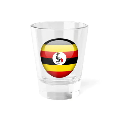 Flag orb Uganda (Uganda) Shot Glass 1.5oz 1.5oz - Go Mug Yourself