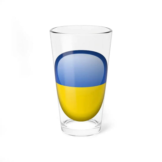 Flag orb Ukraine (Ukraine) Pint Glass 16oz 16oz - Go Mug Yourself