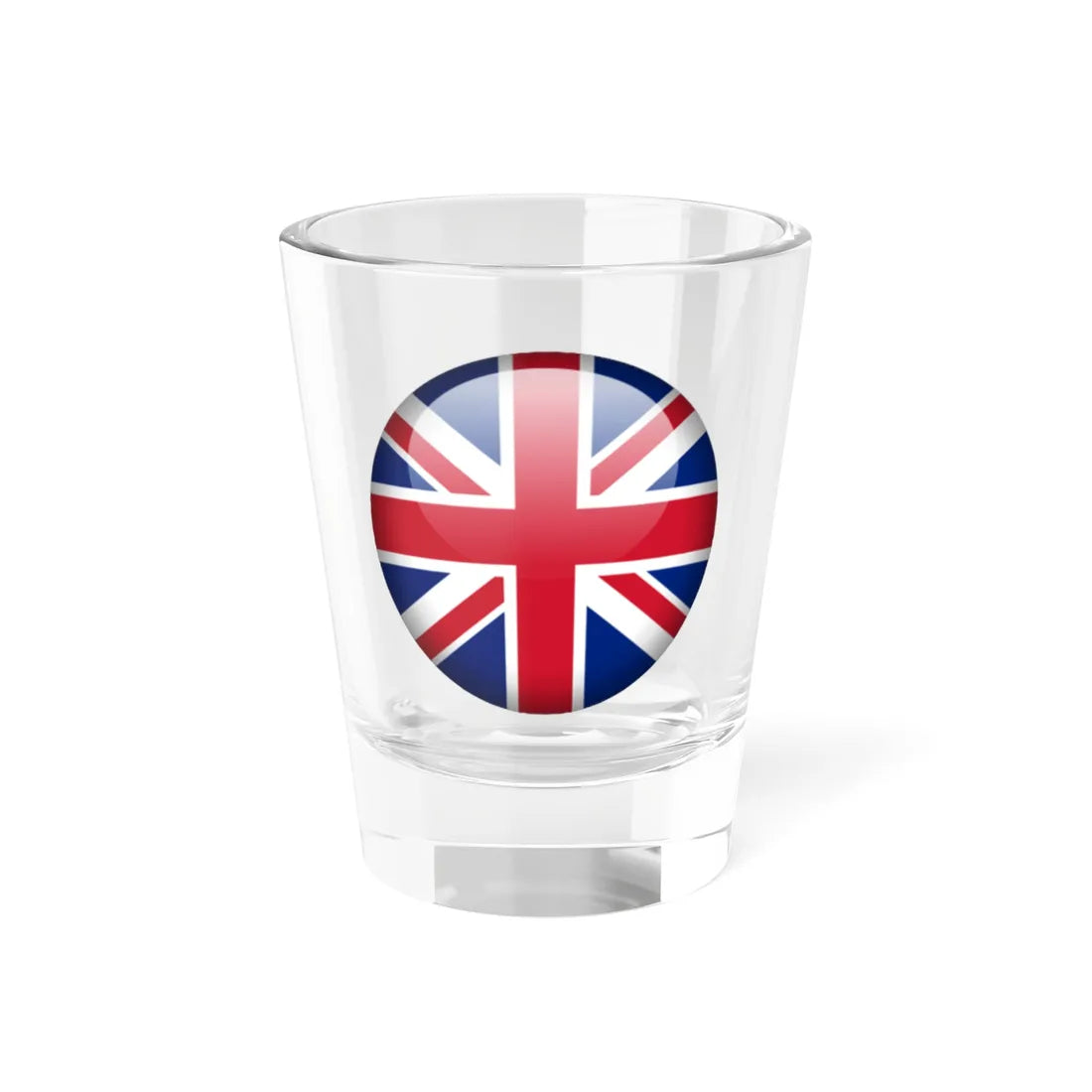Flag orb United Kingdom (United Kingdom) Shot Glass 1.5oz 1.5oz - Go Mug Yourself