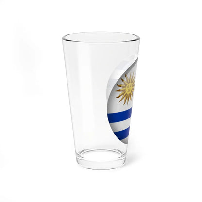 Flag orb Uruguay (Uruguay) Pint Glass 16oz - Go Mug Yourself