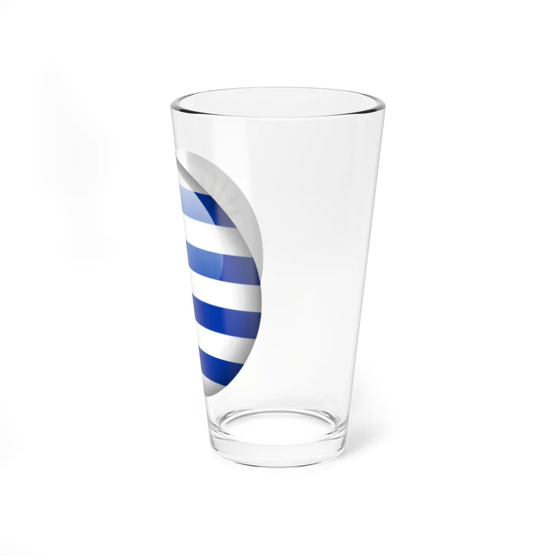 Flag orb Uruguay (Uruguay) Pint Glass 16oz - Go Mug Yourself
