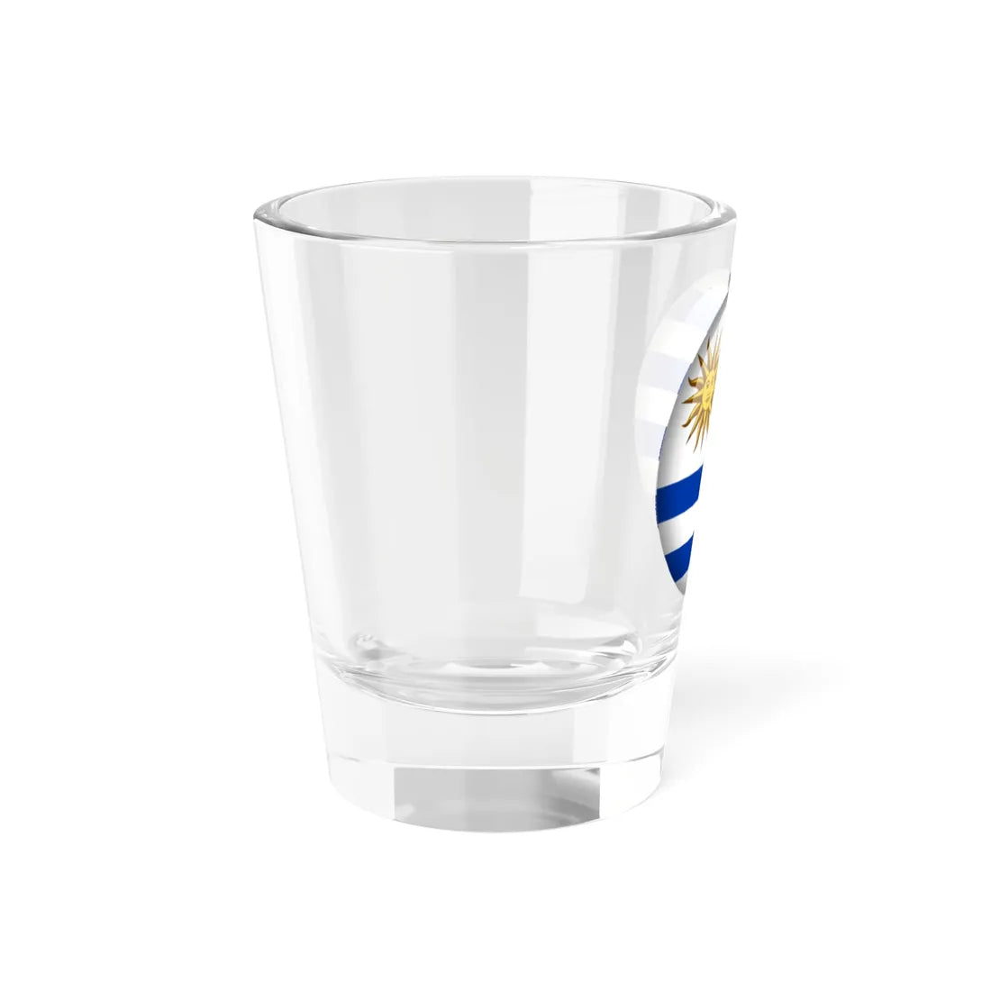 Flag orb Uruguay (Uruguay) Shot Glass 1.5oz - Go Mug Yourself