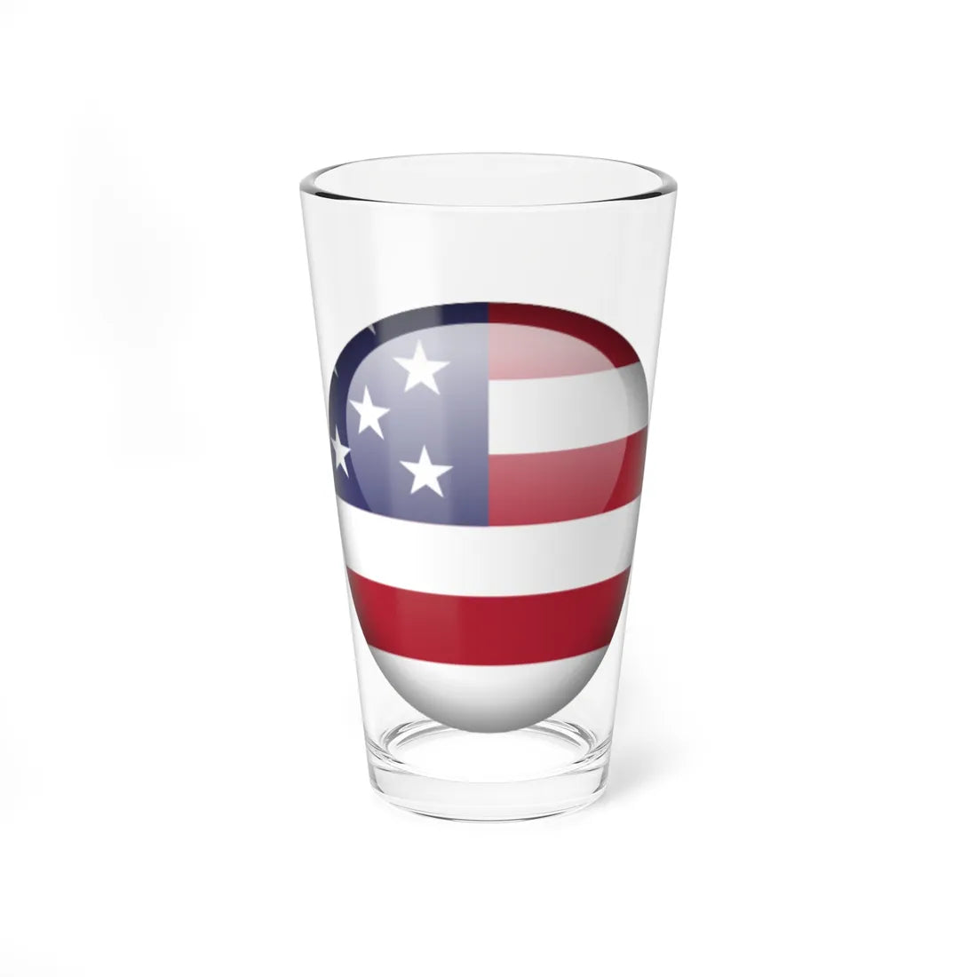 Flag orb USA (United States) Pint Glass 16oz 16oz - Go Mug Yourself