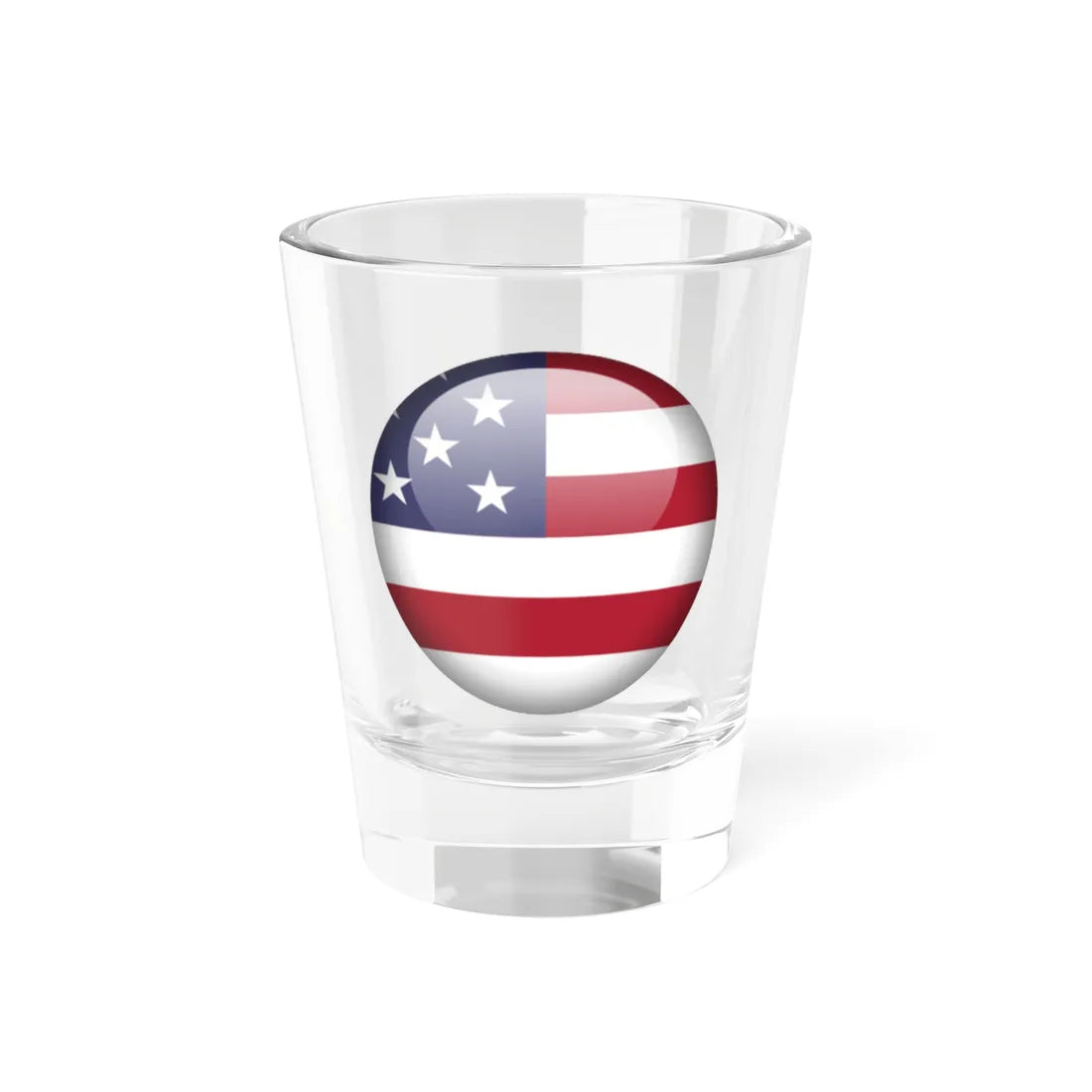 Flag orb USA (United States) Shot Glass 1.5oz 1.5oz - Go Mug Yourself