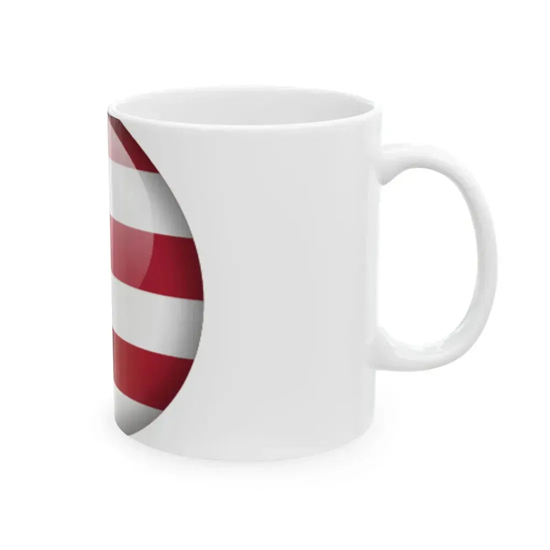 Flag orb USA (United States) White Coffee Mug - Go Mug Yourself