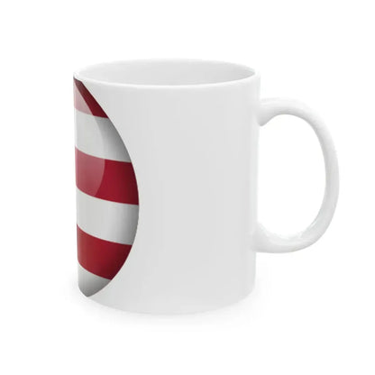 Flag orb USA (United States) White Coffee Mug - Go Mug Yourself