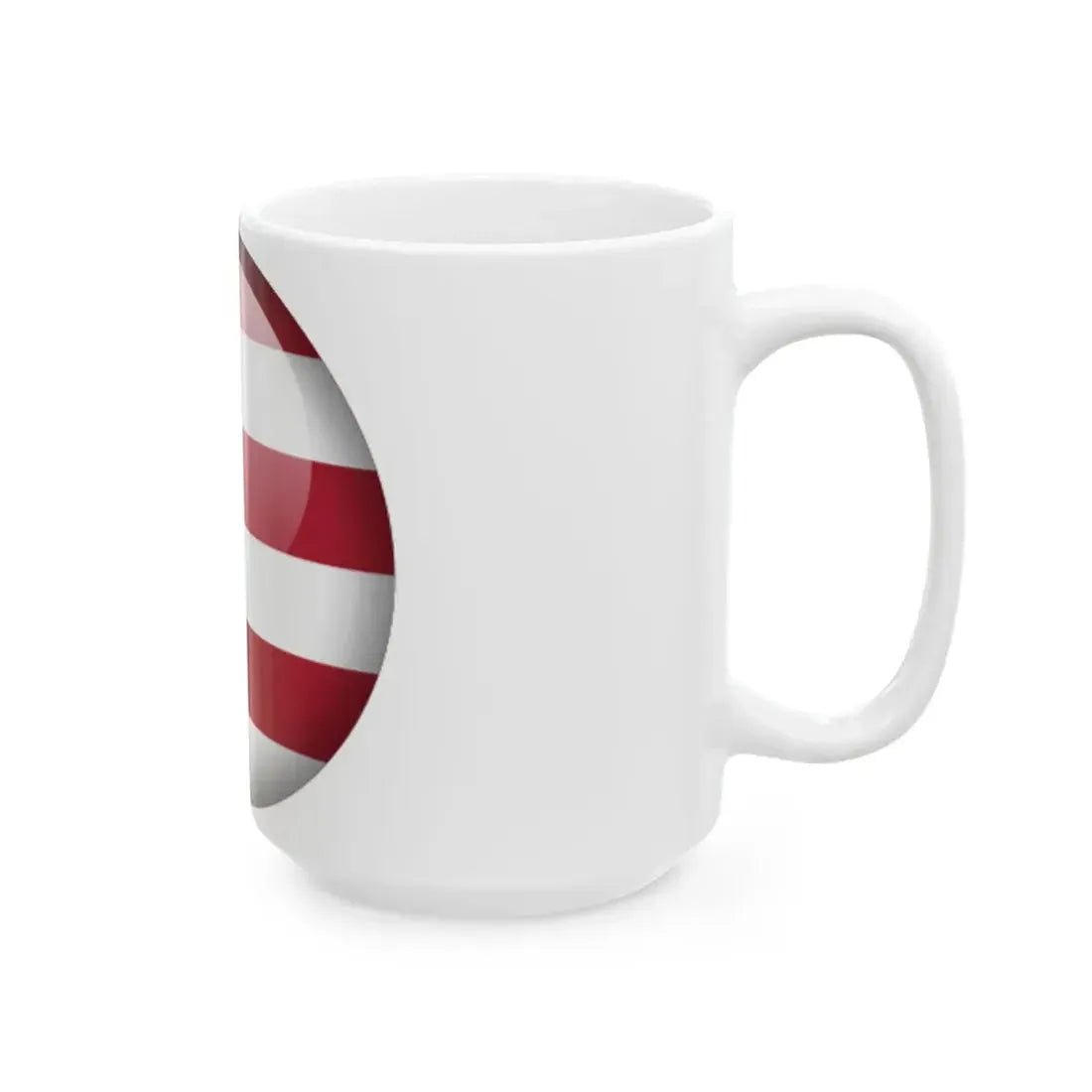 Flag orb USA (United States) White Coffee Mug - Go Mug Yourself