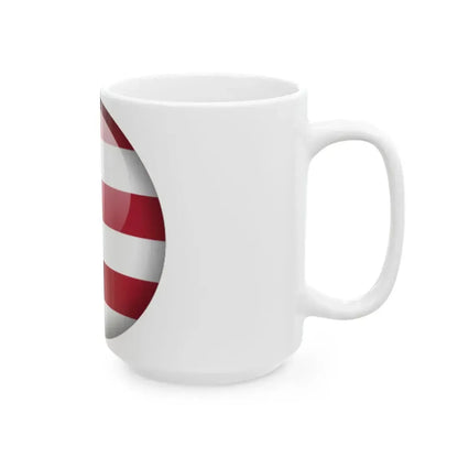 Flag orb USA (United States) White Coffee Mug - Go Mug Yourself
