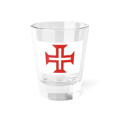 Flag Order of Christ (Portugal) Shot Glass 1.5oz 1.5oz - Go Mug Yourself