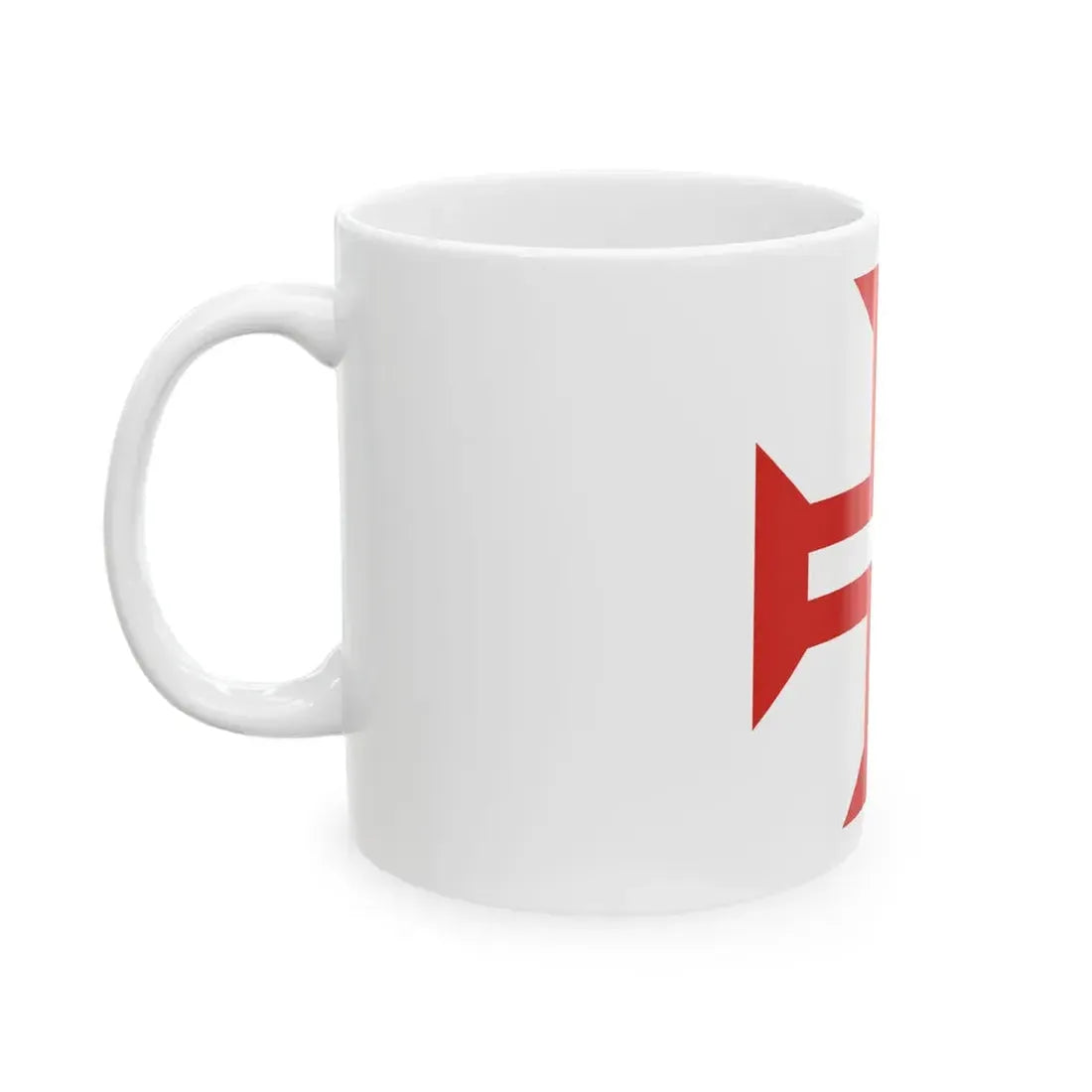 Flag Order of Christ (Portugal) White Coffee Mug - Go Mug Yourself