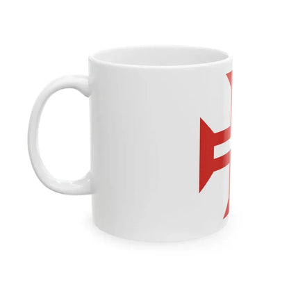 Flag Order of Christ (Portugal) White Coffee Mug - Go Mug Yourself