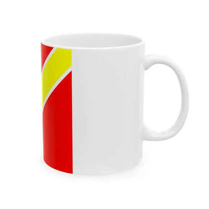 Flag over the Bastille (Belgium) White Coffee Mug - Go Mug Yourself