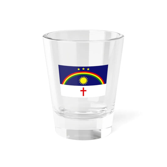 Flag Pernambucan Revolt of 1817 (Brazil) Shot Glass 1.5oz 1.5oz - Go Mug Yourself