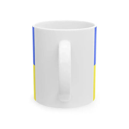 FLAG-Pest-megye (Hungary) White Coffee Mug - Go Mug Yourself