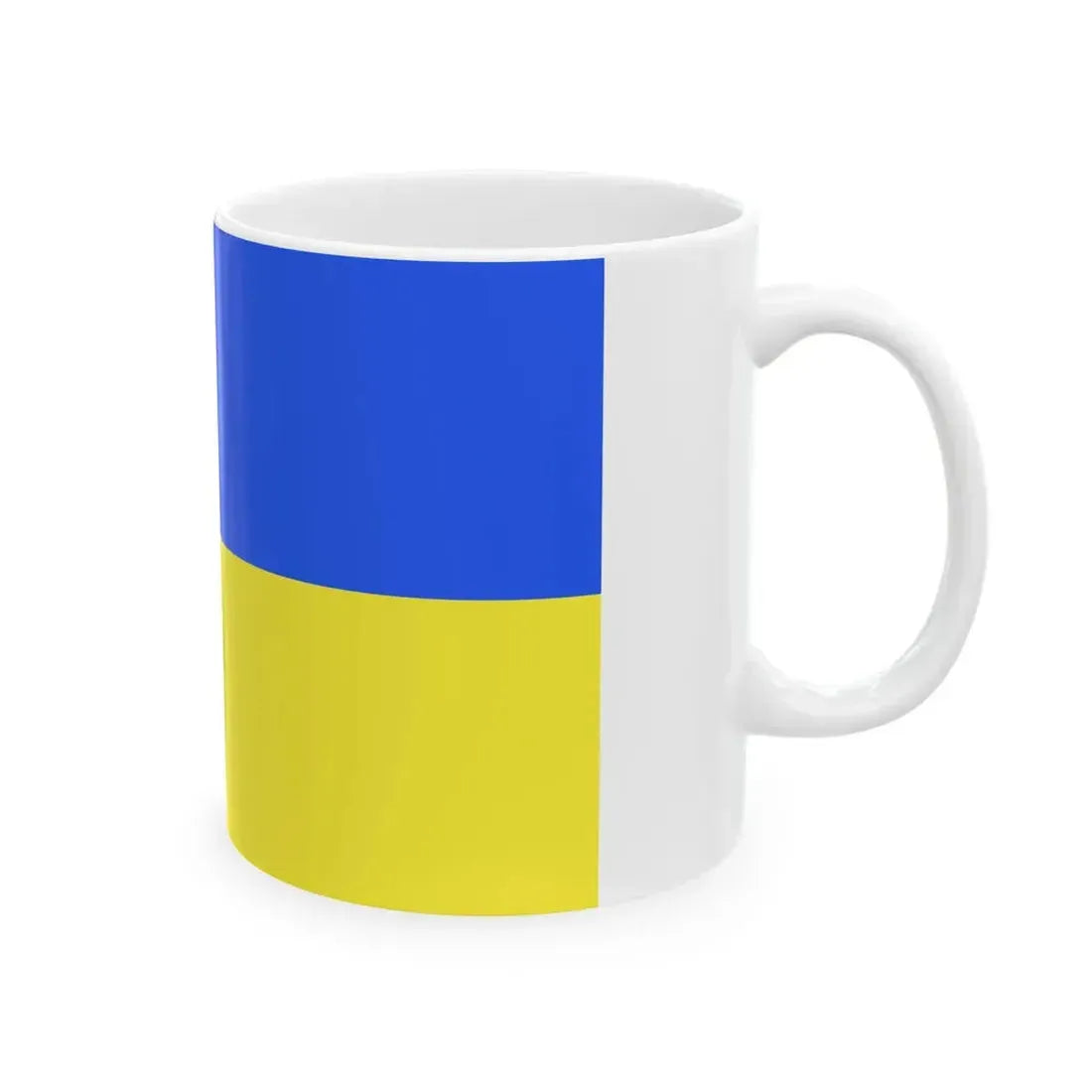 FLAG-Pest-megye (Hungary) White Coffee Mug - Go Mug Yourself