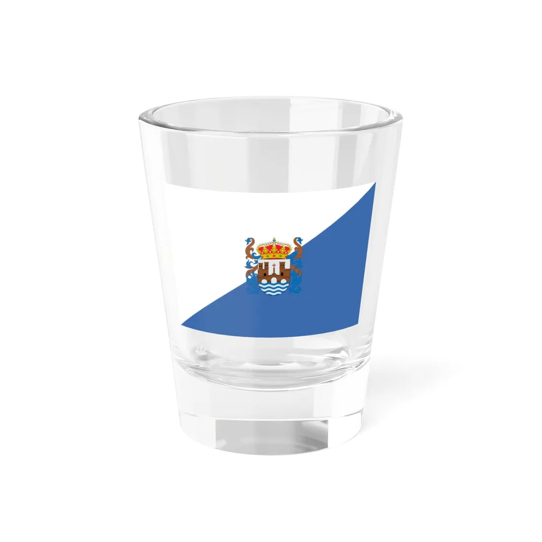 Flag Pontevedra Province (Spain) Shot Glass 1.5oz 1.5oz - Go Mug Yourself