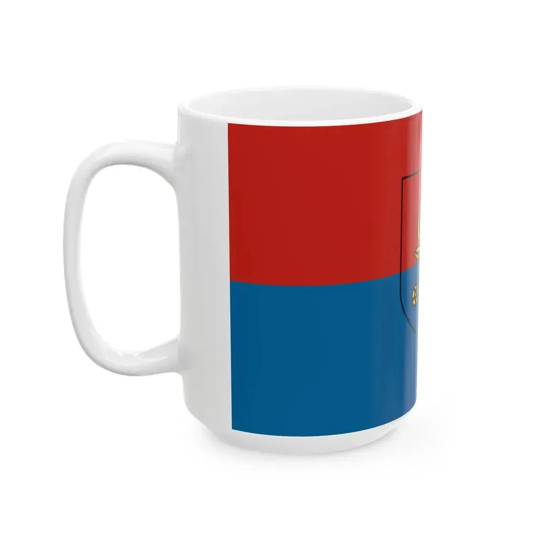 Flag project proposed by the communists of Moldova (Moldova) White Coffee Mug - Go Mug Yourself