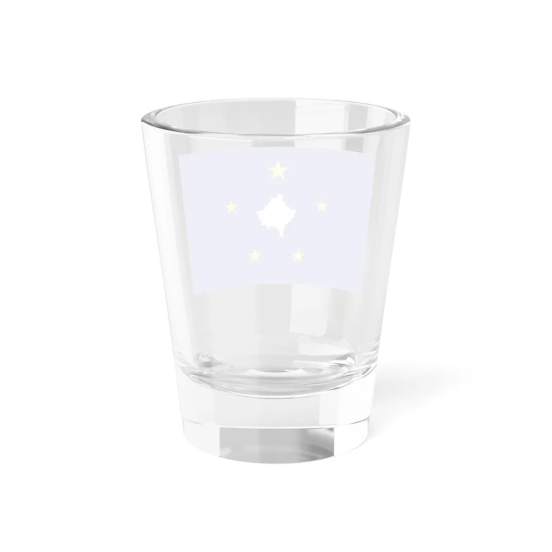 Flag proposal Kosovo 2008 (Kosovo) Shot Glass 1.5oz - Go Mug Yourself