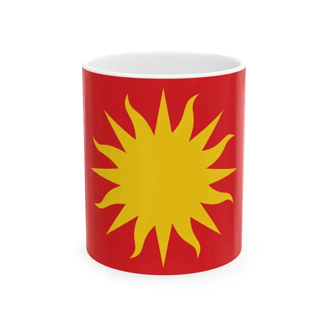 Flag proposal of Macedonia - 4 (North Macedonia) White Coffee Mug 11oz - Go Mug Yourself