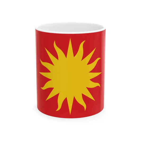 Flag proposal of Macedonia - 4 (North Macedonia) White Coffee Mug 11oz - Go Mug Yourself