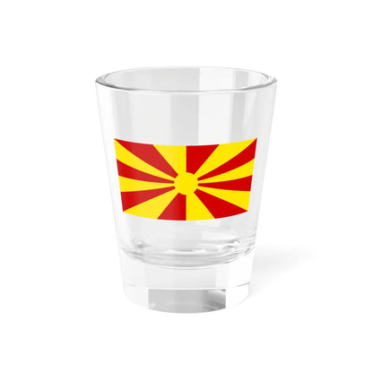 Flag proposal of Macedonia - 8 (North Macedonia) Shot Glass 1.5oz 1.5oz - Go Mug Yourself