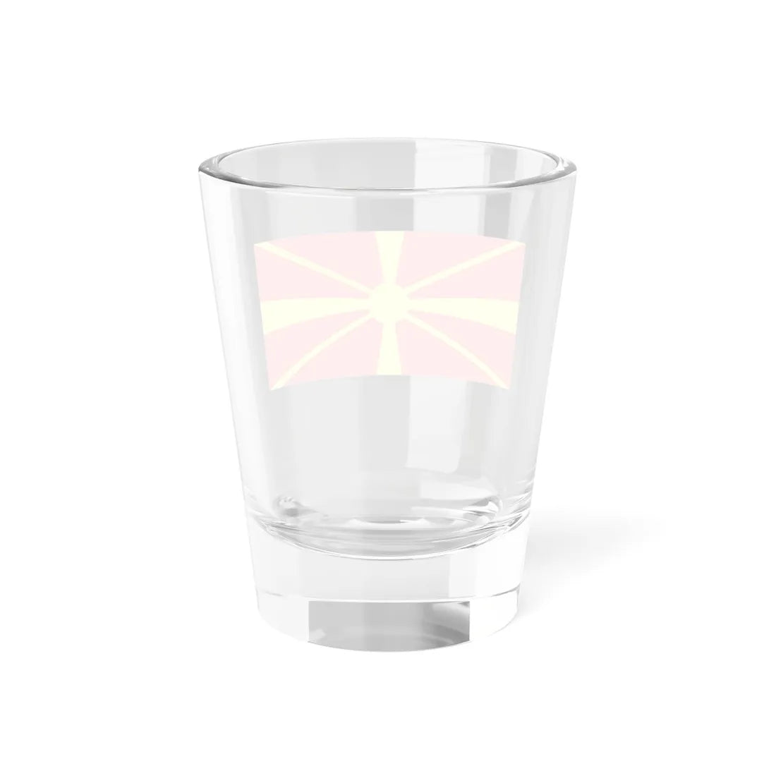 Flag proposal of Macedonia - 9 (North Macedonia) Shot Glass 1.5oz - Go Mug Yourself