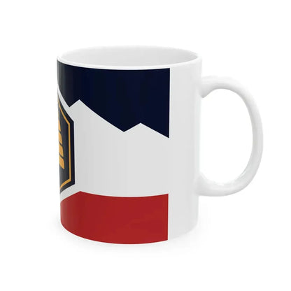Flag proposed by the Utah State Flag Task Force (United States) White Coffee Mug - Go Mug Yourself