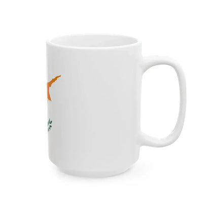 Flag proposed for the Turkish Republic of Northern Cyprus 1983 (Cyprus) White Coffee Mug - Go Mug Yourself