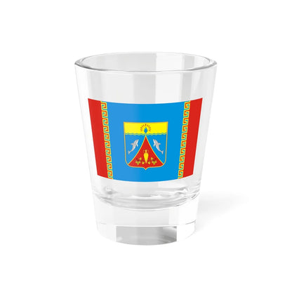 Flag raion Chernomorskiy (Russia) Shot Glass 1.5oz 1.5oz - Go Mug Yourself