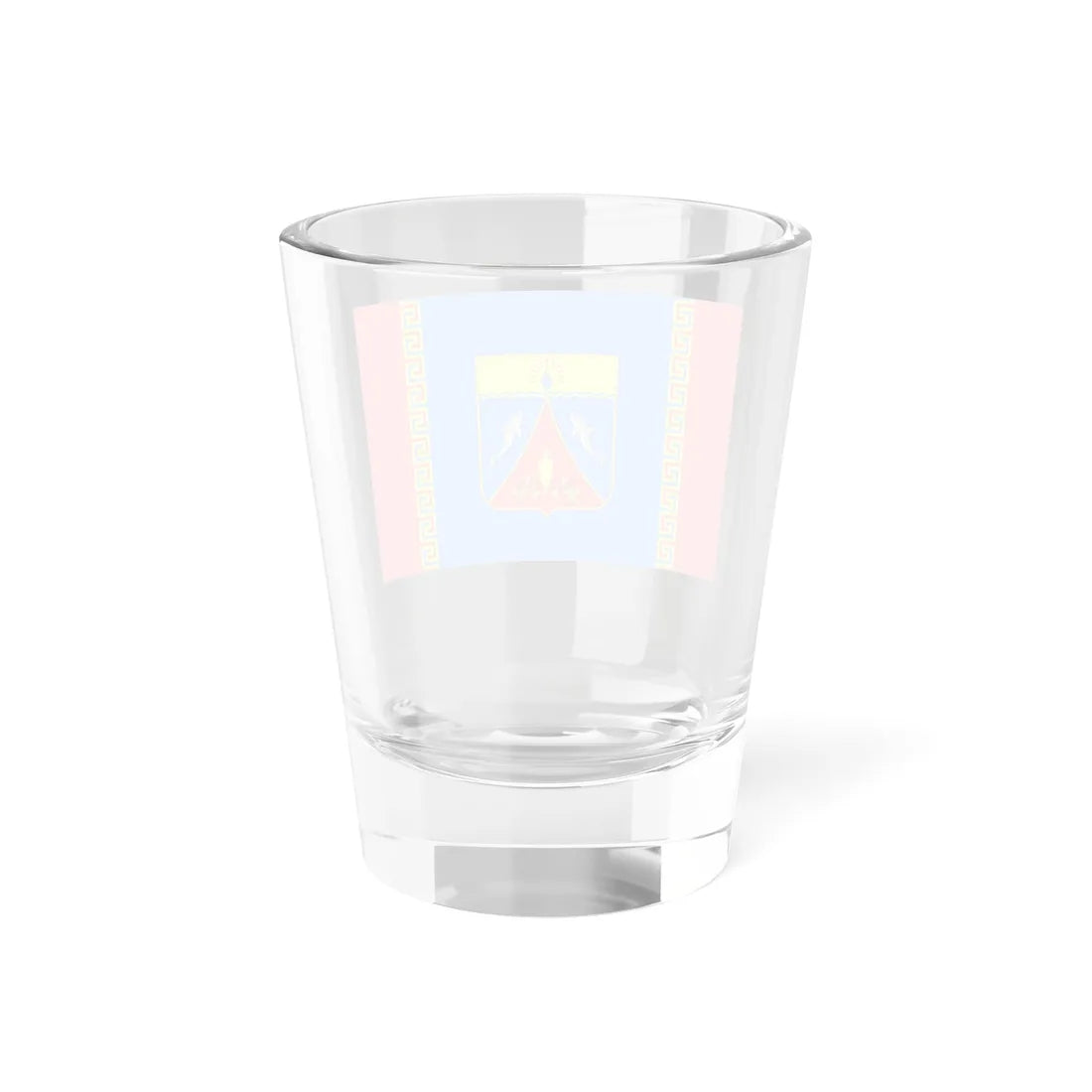 Flag raion Chernomorskiy (Russia) Shot Glass 1.5oz - Go Mug Yourself