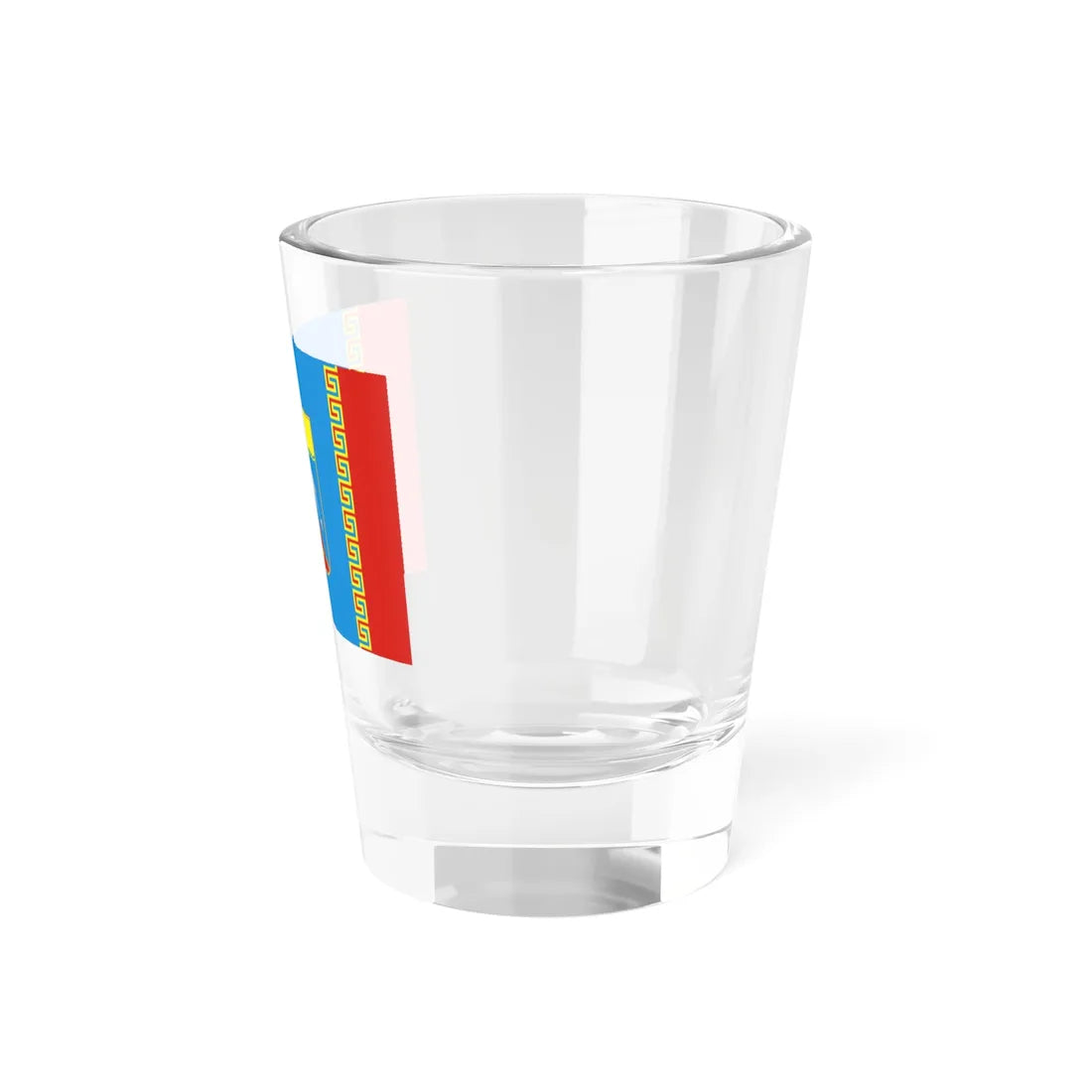 Flag raion Chernomorskiy (Russia) Shot Glass 1.5oz - Go Mug Yourself