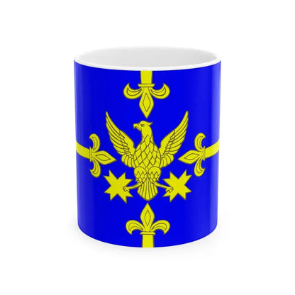 Flag Razmetelevo Leningrad oblast (Russia) White Coffee Mug 11oz - Go Mug Yourself