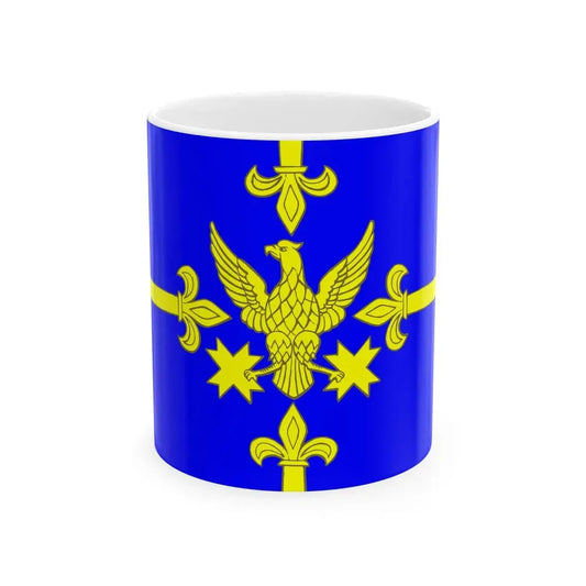 Flag Razmetelevo Leningrad oblast (Russia) White Coffee Mug 11oz - Go Mug Yourself
