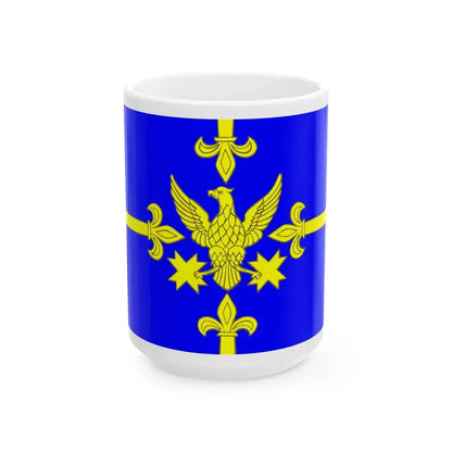 Flag Razmetelevo Leningrad oblast (Russia) White Coffee Mug 15oz - Go Mug Yourself
