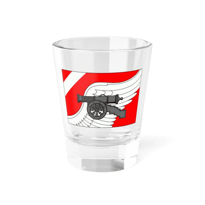 Flag Romanovka Leningrad oblast (Russia) Shot Glass 1.5oz 1.5oz - Go Mug Yourself