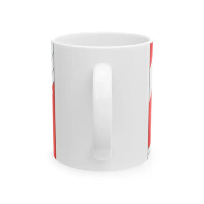 Flag Romanovka Leningrad oblast (Russia) White Coffee Mug - Go Mug Yourself