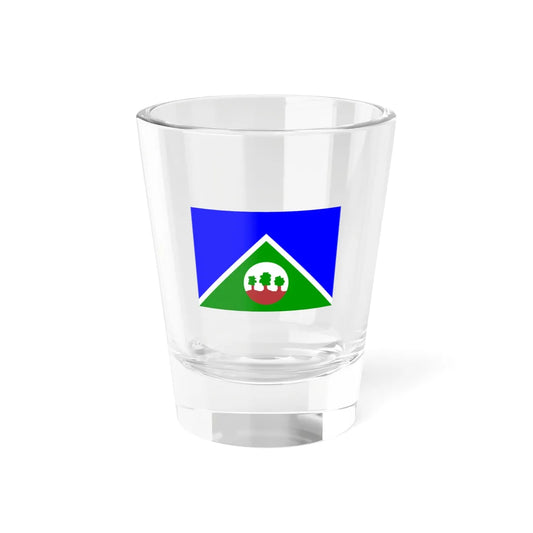 Flag rondonia alta floresta doeste (Brazil) Shot Glass 1.5oz 1.5oz - Go Mug Yourself