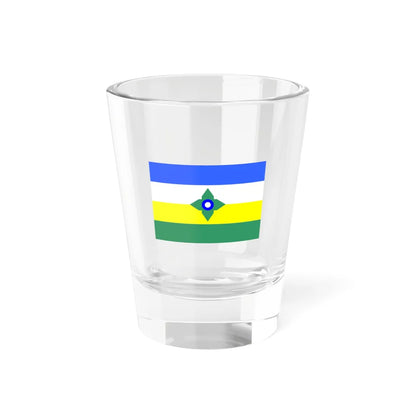 Flag rondonia vilhena (Brazil) Shot Glass 1.5oz 1.5oz - Go Mug Yourself