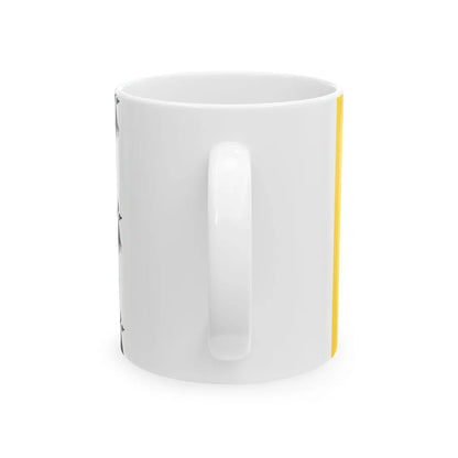 Flag-Saint-Pol-de-Leon (France) White Coffee Mug - Go Mug Yourself