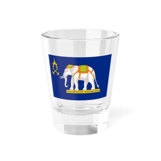 Flag Siamese Admiral of the Fleet 1910-1936 (Thailand) Shot Glass 1.5oz 1.5oz - Go Mug Yourself